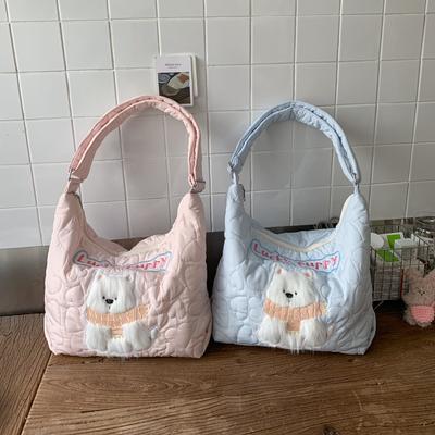 Borsa Sottobraccio a Spalla Singola, Carina, Casual, Grande Capacità, Alto Livello Estetico, Borsa a Tracolla Leggera e Dolce