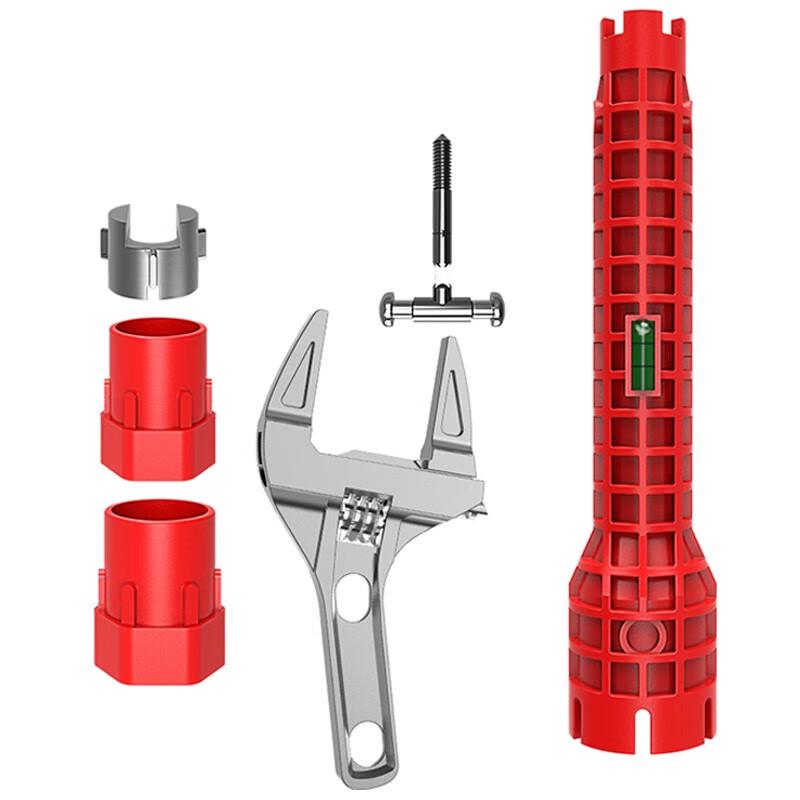 Luogang 8-in-1 Multi-functional Plumbing Wrench