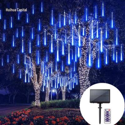 HUIHUADULED Solar LED Meteor Shower String Lights