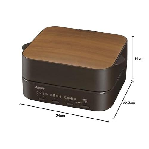 [Introduced On TV!] Mitsubishi Electric Toaster Bread Oven Single Piece Toaster Aiming for the Ultimate Single Piece Toaster 5 Levels of Baking Retro