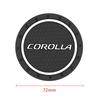 2pcs for Corolla Car Sticker Auto Water Cup Slot Non-Slip Mat Accessories Car Styling
