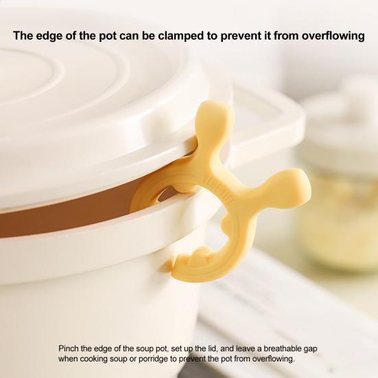 Spatula Holder Spoon Rest Heat Resistance Non-Slip Silicone Pot Spoon Holder Clip Mini Stove Top Spatula Holder