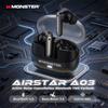 Monster Airstar A03 ANC Bluetooth 6.0 Earbuds Punchy Deep Bass Sports Headphones Active Noise Cancellation TWS Wireless Earphone 7
