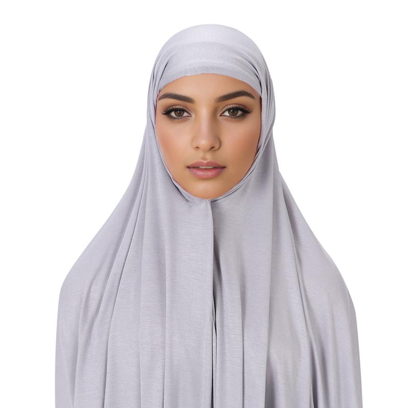 Muslim Pin Free Instant Jersey Hijab Women Jersey Bonnet Islam Shawls And Wraps Bonnet Hijab Underscarf Cap Foulard Femme