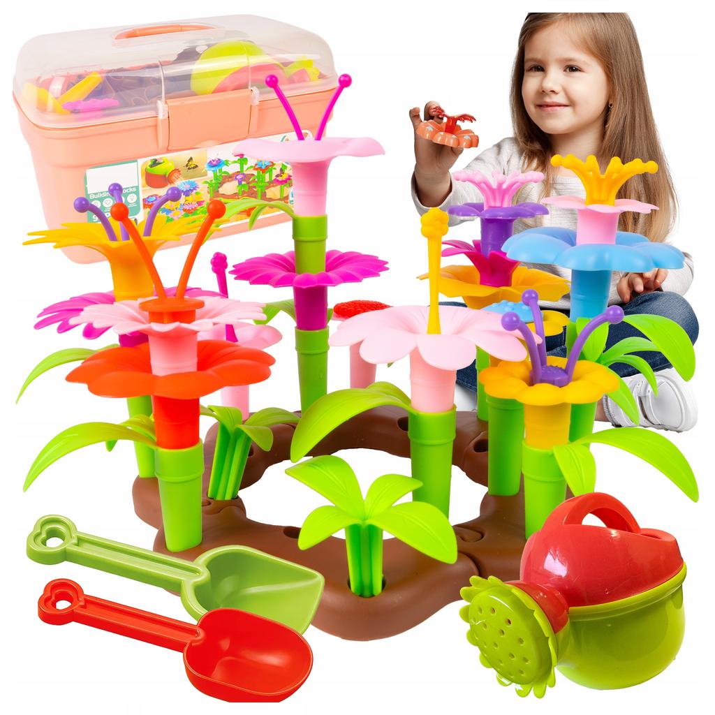 [PACZB] Construction Blocks Flowers Garden Watering Can 95 pcs Z3066