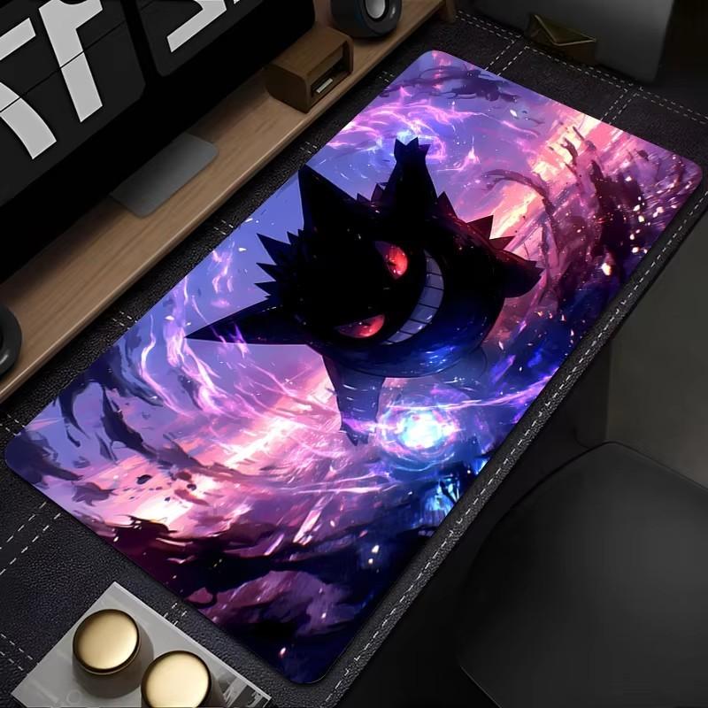 XXL Gengar Gaming Mouse Pad Large Keyboard Mat for PC Anime Gamer Desk Carpet Game Accessories Table Slipmat Computer