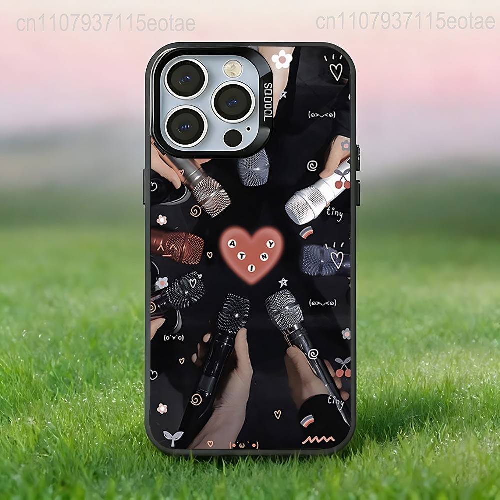 A-ATEEZ In Your Fantasy  Phone Case For iPhone 17,16,15,14,13,12,11,Pro,Max,Plus,E,Air,Mini Black Tpu IMD Cover iPhone17promax