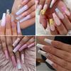 192x/Box Clear Nail Tips Soft Gels Tips Extras Long Full Cover Tips Ballerinas False Nail Nail Supplies for Acrylic Nail