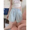 2025 Women's High Waist A-Line Sports Shorts: Fashionable Summer Drawstring Casual Wear