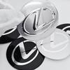 3D 4pcs 56mm 60mm 65mm Car Wheel Center Hub Cap Stickers Decal For Lexus GS IS LS500h ES260 ES300h RX350h NX260 UX260  LM LC
