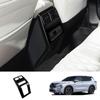NEW-RHD For Mitsubishi OUTLANDER 2022 Armrest Box Rear Air Vent Frame Anti-Kick Cover Sticker Trim Car