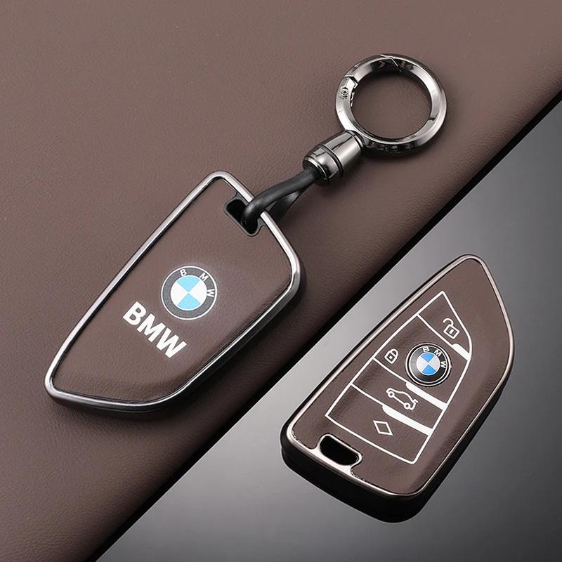 2025 for BMW 1 2 3 5 7 Series X1 F48 X3 G20 X4 X5 G05 X6 F16 M40i M440i G02 G31 G23 F34 F15 F40 IX3 TPU Leather Case Car Key