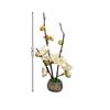 Japanese style plastic simulation flower Blossom Peach Blossom Ornament Sushi sashimi ornament Decorative artificial flowers-A
