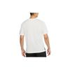 Air Jordan Solid Color Round Neck Pullover Brand Reflective Short Sleeve T-Shirt Men's White DV6279-133
