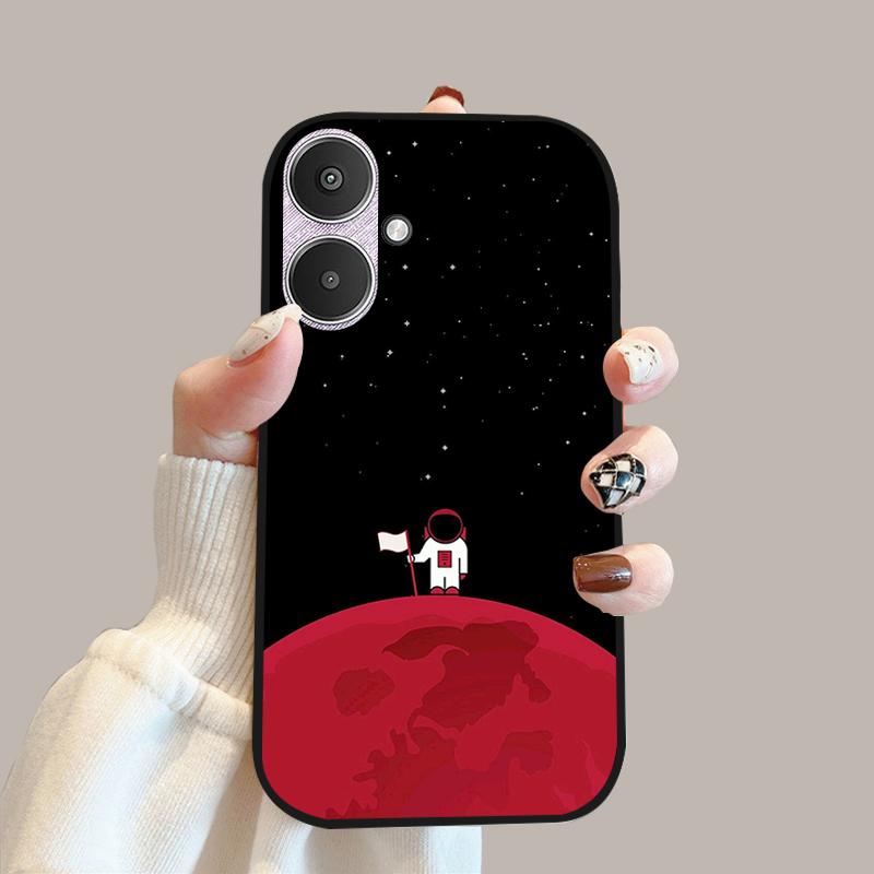 For Xiaomi Poco M6 5G Case 23128PC33I Silicone TPU Soft Phone Cover Cases For Redmi 13C 13R 5G Fashion Protective Fundas Shells