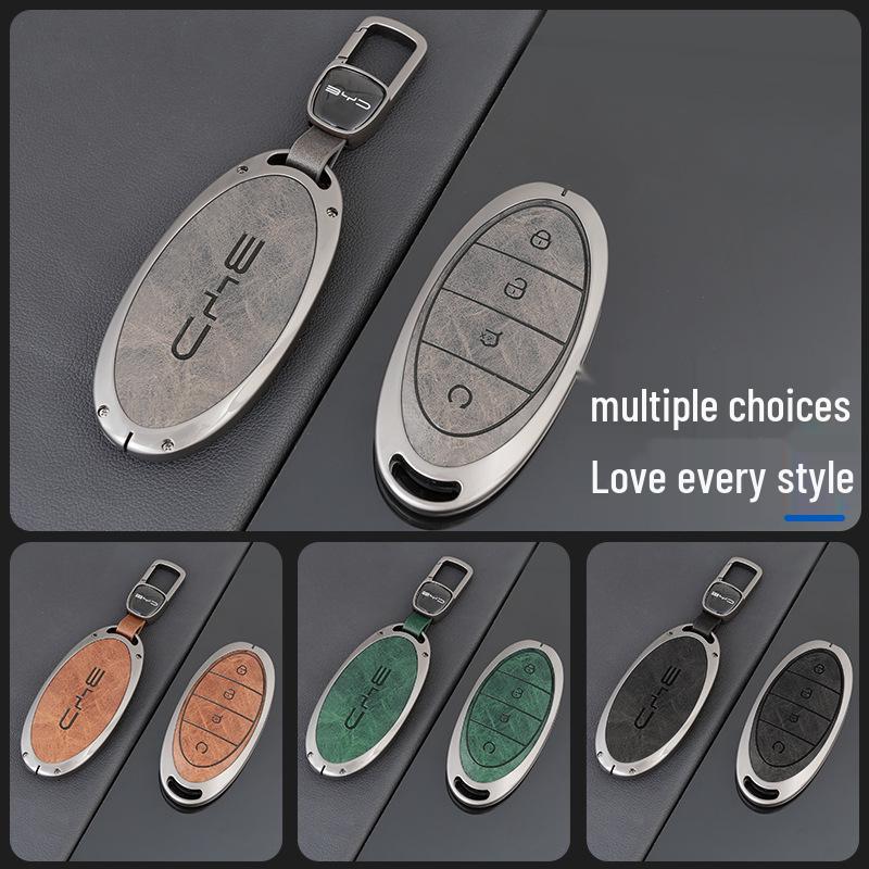 BYD Yangwang U8/U9 Premium Metallschlüsselhülle mit Schnalle