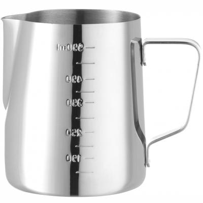 Milk Jug with Measuring Cup, Steel, 0.55 L, 130 X 77 X 115 Mm