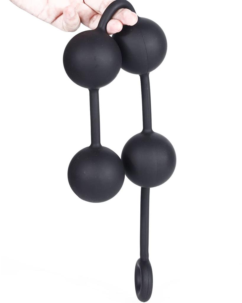 Anal Beads Anal Plug Big Anal Pearl Long Dildo 40mm Ball Anal Expansion Silicone Anal Dildo Anal Plug Anal Ball Anal Plug 4 Bead Shape Anal Blag For