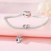 Genuine Copper Charm Luxurious Lattice Garden Bird Bead Fits Bracelets DoItYourself Women Crafting Delicate Gifts Jewellery