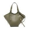 Large Capacity Commuter Tote Bag Hammock Flip Bag Hammock Bag Shoulder Bag Leather Women's Bag