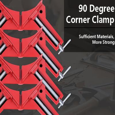 Right Angle Clamp, 90 Degrees Corner Clamp, Picture Frame Holder, Glass Holder, DIY Woodworking Hand Tools
