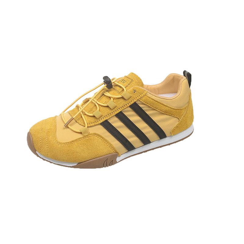 Retro German training shoes women's 2025 new summer soft-soled Forrest Gump white shoes flat-soled versatile casual sports shoes