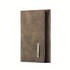 1 Men's Anti-theft Business Card Holder Credit Card Holder Simple Wallet Large Capacity Multiple Card Slots with Transparent Win