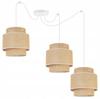 Hanging Lamp, Ceiling Chandelier, Lampshade, Boho Juta