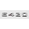 Car Rear Trunk Number Letter Sticker Tail Box Emblem Badge for Mercedes Benz E Class E300 E320 E350 E400 E420 E430 E500 E550 ooo1
