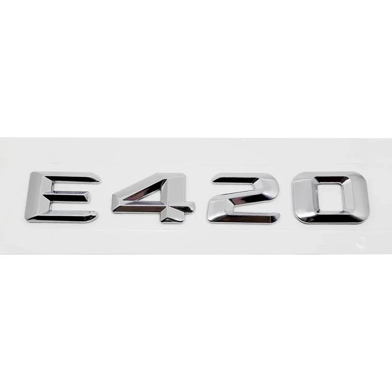 Car Rear Trunk Number Letter Sticker Tail Box Emblem Badge for Mercedes Benz E Class E300 E320 E350 E400 E420 E430 E500 E550 ooo1