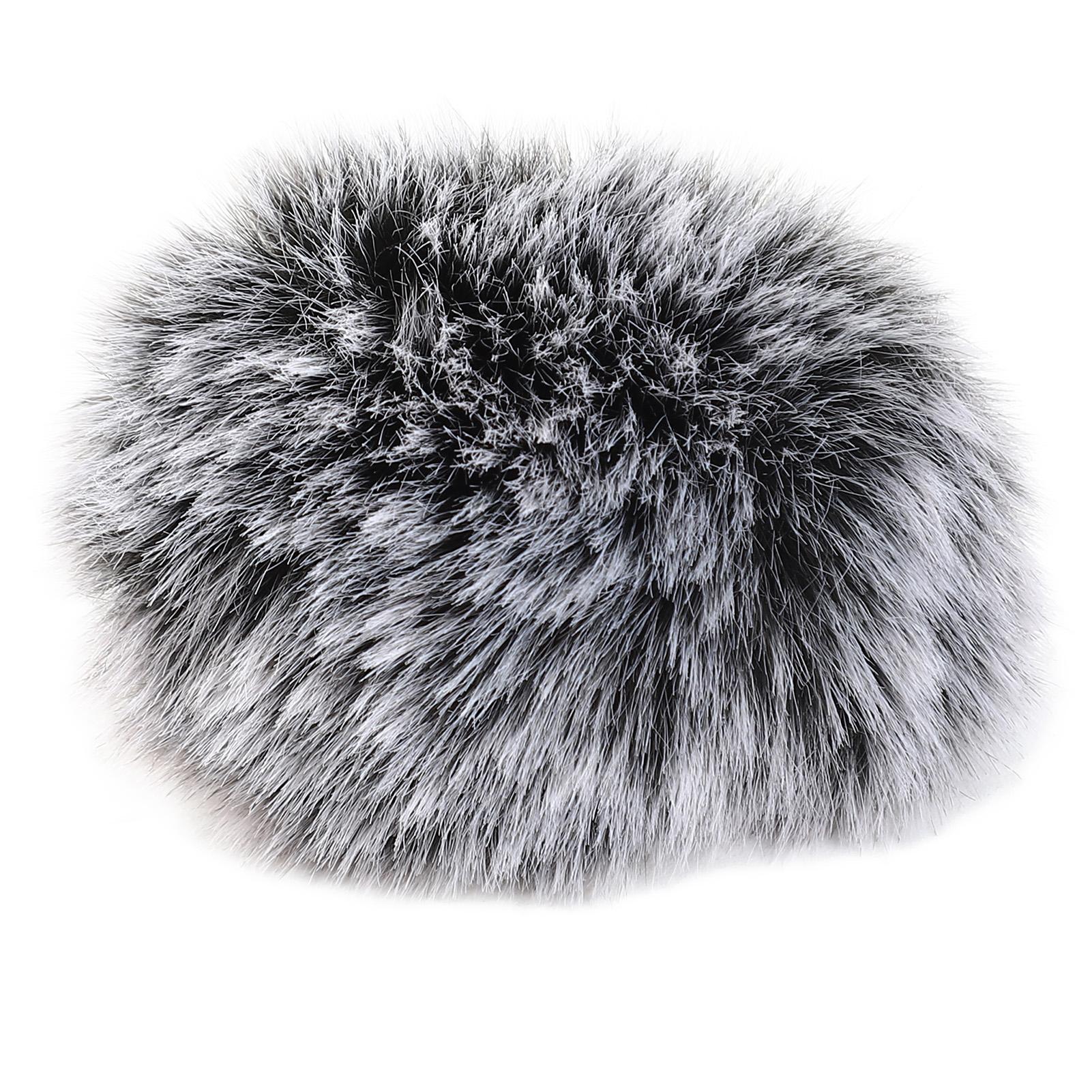 

Пушистый чехол для микрофона, шумоподавление, удобный, мягкий, портативный, компактный, ветрозащитный чехол-муфта для микрофона