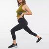 Nike Solid High-Waisted Seven-Eighths Fitness Pants Women Bottoms Black DD0245-010
