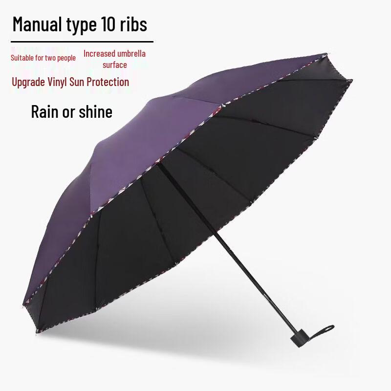 Oversized 10-Rib UV Protection Umbrella