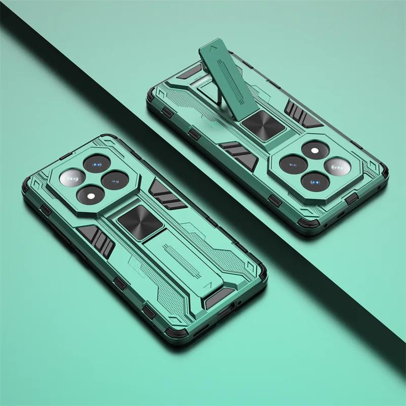 For Xiaomi Redmi Note 14 Pro Plus 5G Case Shockproof Armor Case for Redmi Note 14 Pro 4G 5G Car Magnetic Holder Back Cover