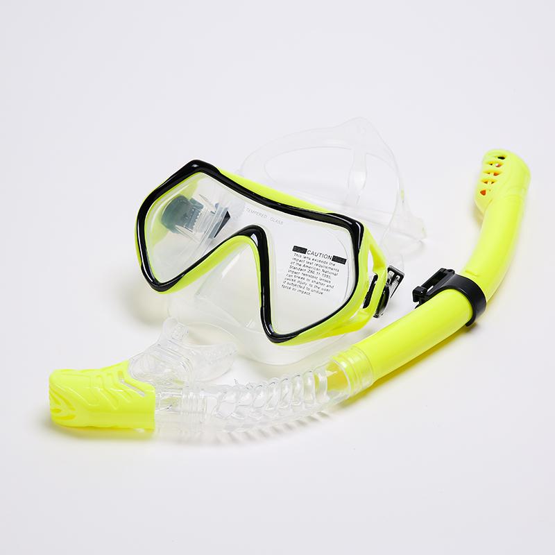 Professionelle Tauchmaske Schnorchelanzug Erwachsene Silikonlippe Antibeschlagbrille Schwimmausrüstung