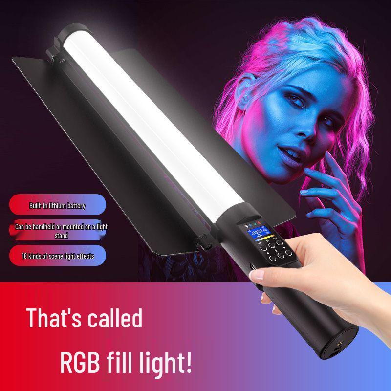 Portable RGB LED Fill Light Bar for Professional Photography and Night Scenes