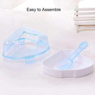 1pc Pet Hamster Box Bath Sand Room House Bathroom Cage Box for Hamster Mouse Toilet for Small Animal Pets Supplies