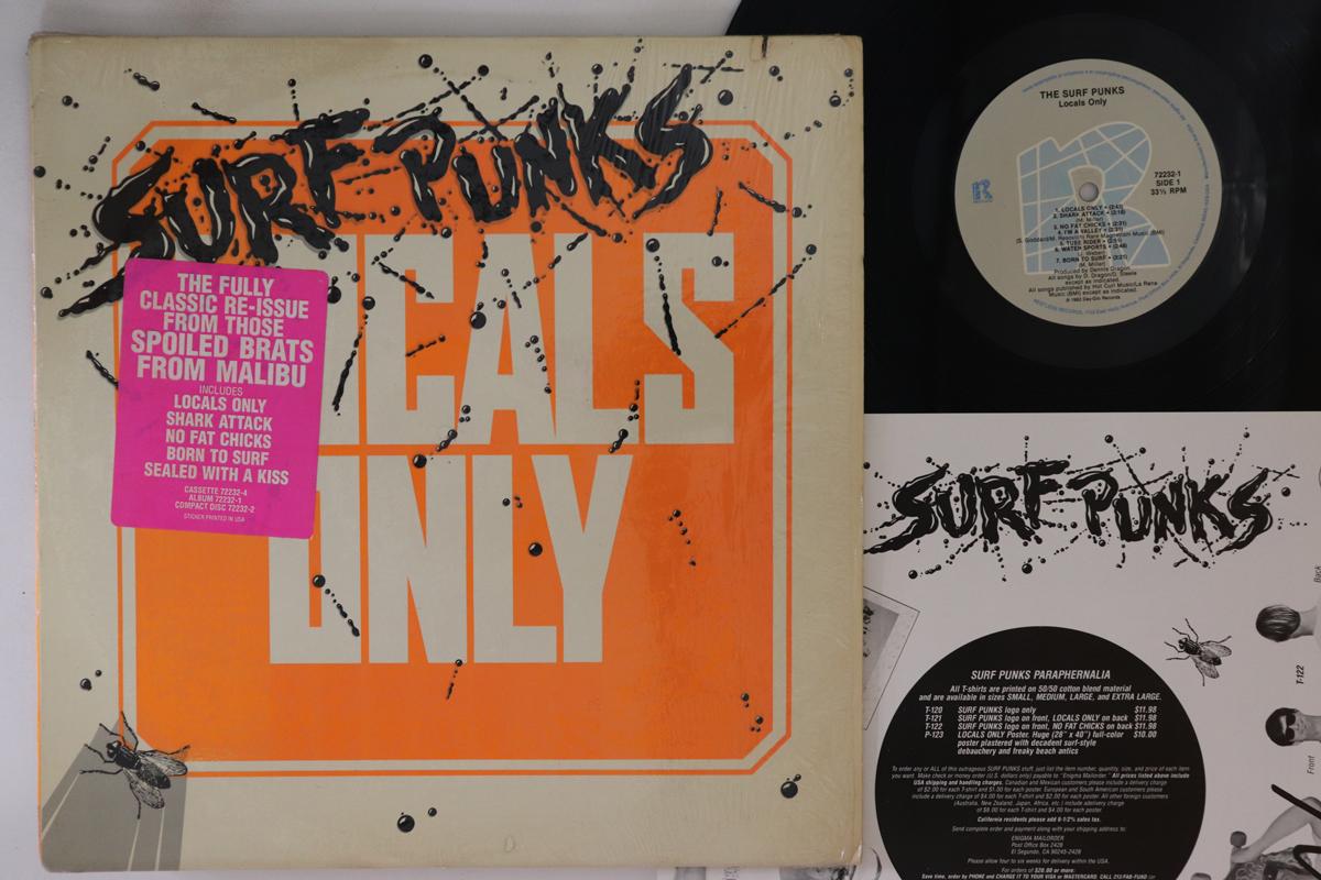 

LP Record SURF PUNKS Locals Only 722321 RESTLESS 1987 US Rock Used