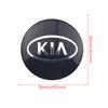 4Pcs Car Wheel Center Caps Badge Tire Hub Sticker Decoration For KIA Sportage Ceed Sorento Cerato Optima Picanto Rio Soul K5 K3