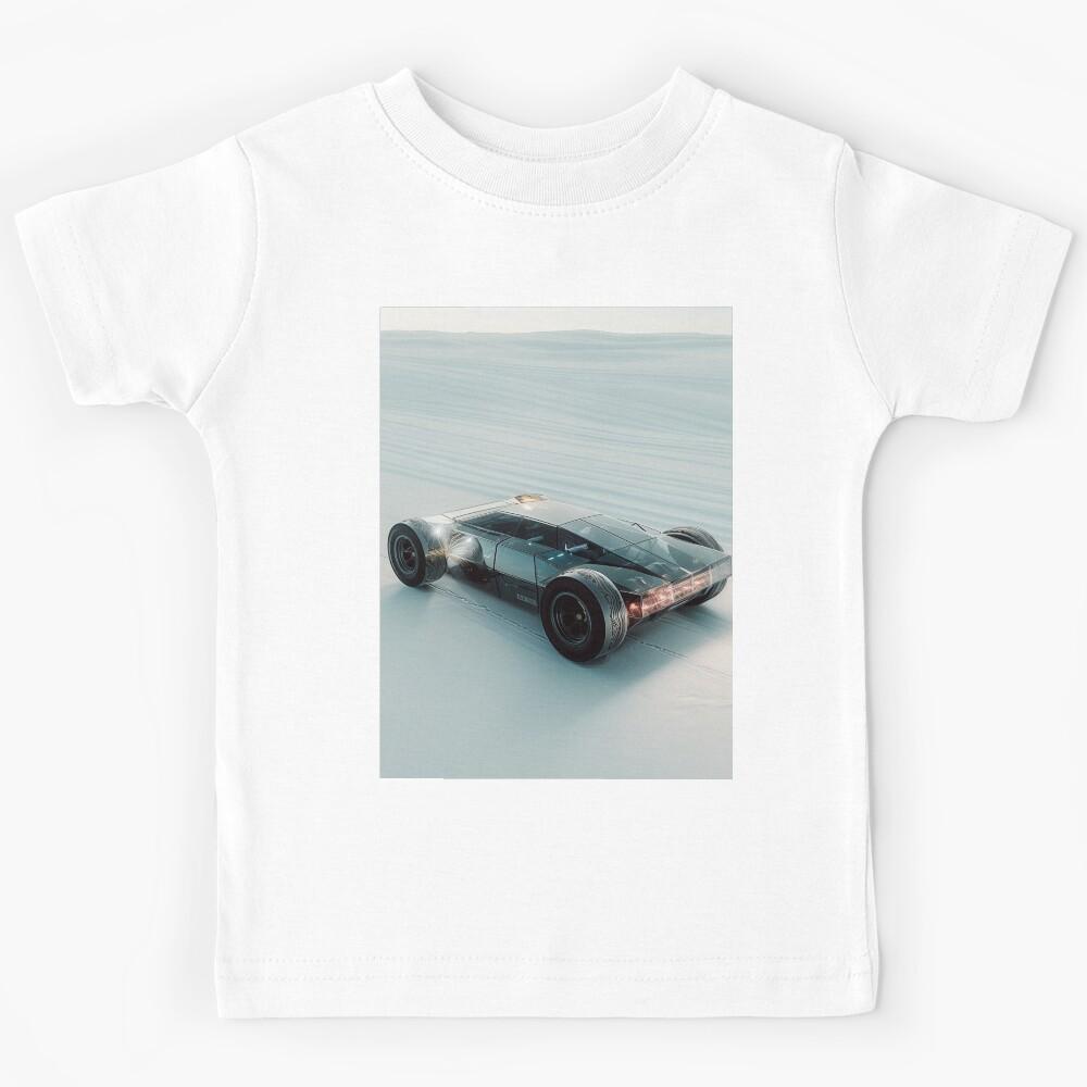 Futuristic Velocity: Glass Supercar Mirage Kids T-Shirt 100