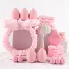 24Pcs/Set Girls Beauty Tool Vegan Makeup Kit Hypoallergenic Beauty Sponge Makeup Sponge  Girls Gift