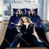 3D-Druck Celine Dion Niedliches Bettwäsche-Set Einzelbett Queen King Vollgröße Bettbezug Kissenbezug Bett Jungen Mädchen Erwachsene Heimtextilien