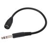 DIN 5 Pin Female to 6.35mm Male Adapter Cable Microphone Sound Output Sound Adapter Cable 1.0ft