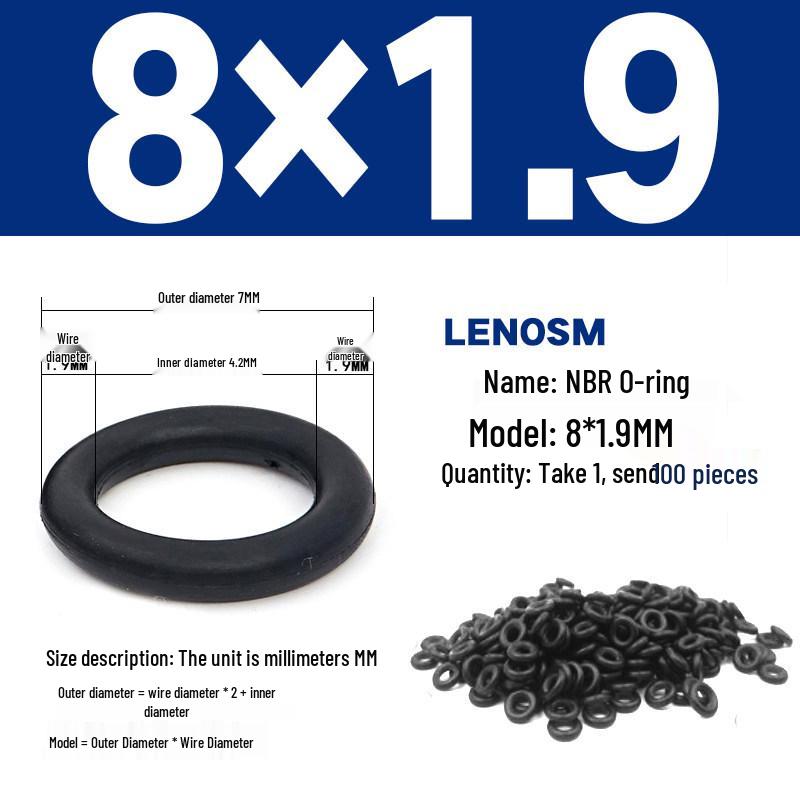 High-Pressure NBR Nitrile Rubber O-Ring Seal - Wear & Oil Resistant