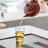 Japanese Style Glass Teacup Creative Handmade Kung Fu Tea Cups Chahai Heat-Resistant Transparent Small Teacup Drinkware New