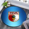 FC Augsburg,Runder Teppich,Teppich für Wohnzimmer Schlafzimmer Sofa Spielzimmer Dekor,Rutschfeste Fußmatte