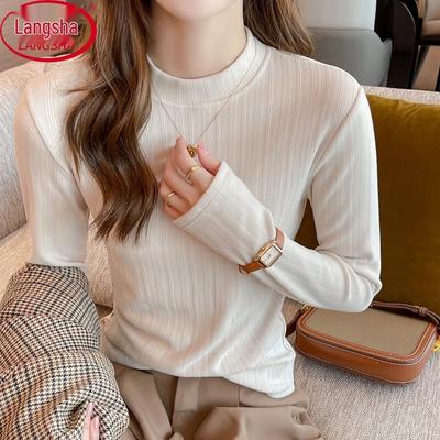 Women's Mock Neck Thermal Long Sleeve Top