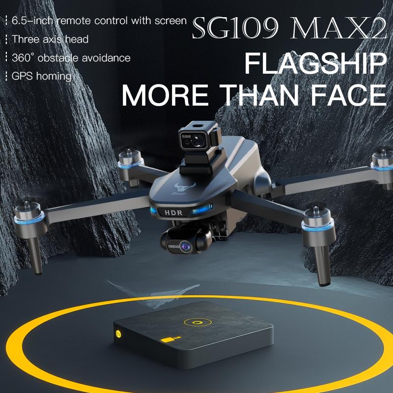 2026 New SG109 MAX2 GPS Drone with 8K Camera 3-Axis Gimbal WIFI 360° Laser Intelligent Obstacle Avoidance Screen Remote 5G FPV Brushless RC Dron