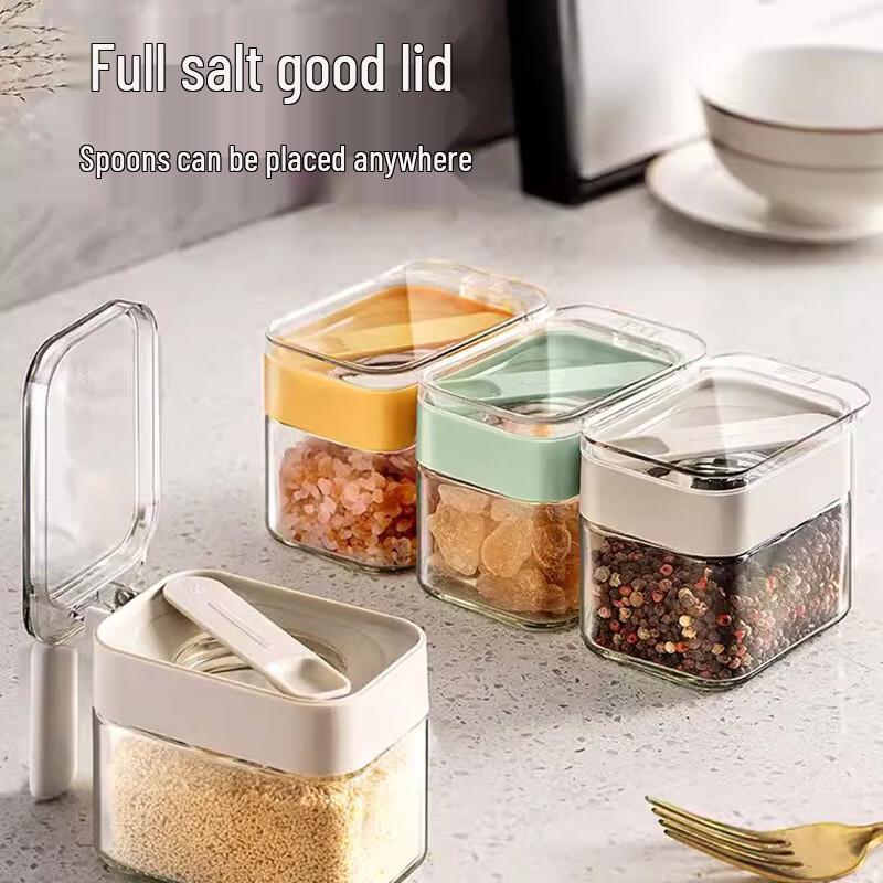 Tao Tao Mei 3-Piece Countertop Plastic Spice Jar Set