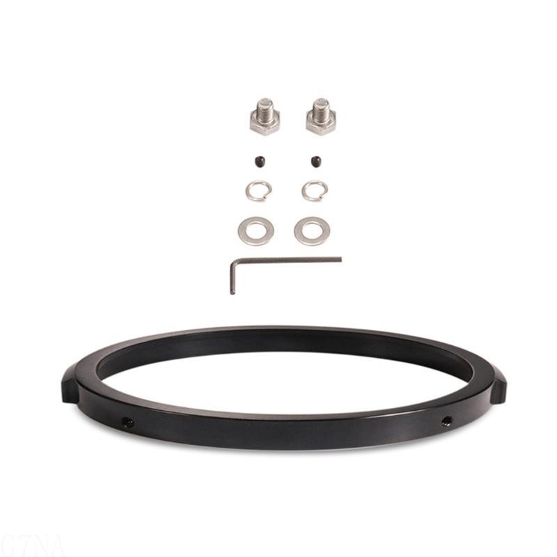 1pc 5.75   Aluminum round Headlight Trim Rings Bracket for Motorcycles - Headlamp Housing Support чёрный